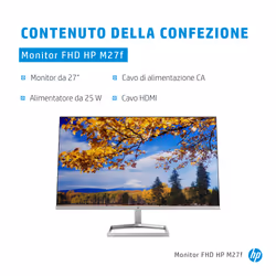 HP Monitor FHD M27f - Vista aggiuntiva 7