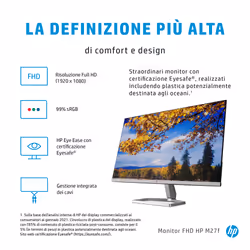 HP Monitor FHD M27f - Vista aggiuntiva 8