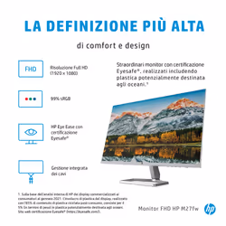 HP Monitor FHD M27fw - Vista aggiuntiva 8