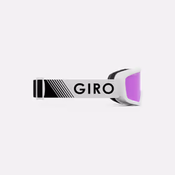 Giro Chico 2.0 Goggle occhialini per sport invernali Bianco Bambini Ambra, Rosa Occhialini (piatti) cilindrici