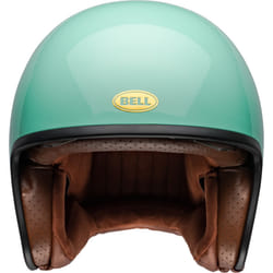 Bell TX-501 Solid Casco Jet, verde-turchese, dimensione S per uomo