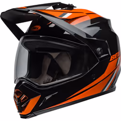Bell MX-9 Adventure MIPS Alpine Casco da motocross, nero-arancione, dimensione XL per uomo