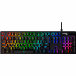 HyperX Alloy Origins – Tastiera meccanica da gaming – HX Red (layout USA), Full-size (100%), Cablato, USB, Interruttore a chi ...