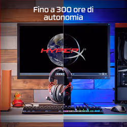 HyperX Cloud Alpha – Cuffie da gaming wireless (nere-rosse) - Vista aggiuntiva 4