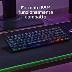 HyperX Alloy Origins 65 – Tastiera da gaming meccanica – Rosso HX (layout USA) - Vista aggiuntiva 5