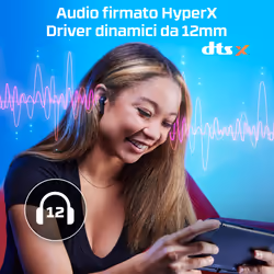 HyperX Auricolari wireless Cloud MIX Buds (nero) - Vista aggiuntiva 7