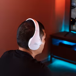 HyperX Cloud Stinger Core – Cuffie da gaming wireless (bianco-blu) – PS5-PS4 - Vista aggiuntiva 7