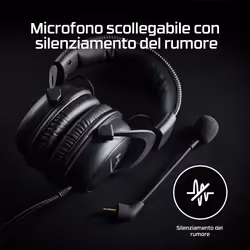 HyperX Cloud II – Cuffie da gaming (nero-rosso) - Vista aggiuntiva 5