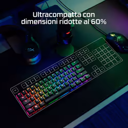 HyperX Alloy Origins 60 – Tastiera meccanica da gaming – HX Red (layout USA) - Vista aggiuntiva 5