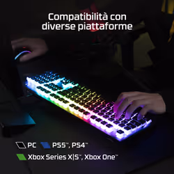 HyperX Alloy Origins 60 – Tastiera meccanica da gaming – HX Red (layout USA) - Vista aggiuntiva 8