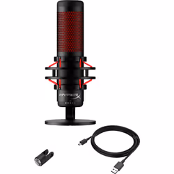 HyperX QuadCast Rosso Microfono per PC - Vista aggiuntiva 6