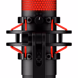 HyperX QuadCast Rosso Microfono per PC - Vista aggiuntiva 7