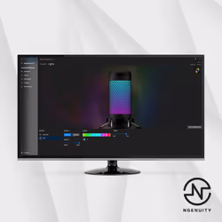HyperX QuadCast S Nero Microfono per PC - Vista aggiuntiva 7