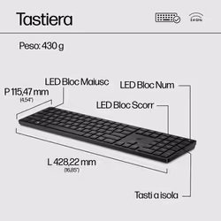 HP Combo tastiera e mouse wireless 650 - Vista aggiuntiva 4