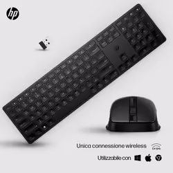 HP Combo tastiera e mouse wireless 650 - Vista aggiuntiva 6