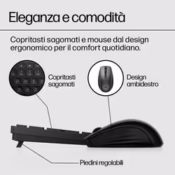 HP Combo tastiera e mouse wireless 650 - Vista aggiuntiva 7