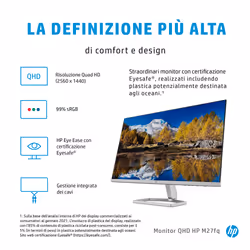 HP M27fq QHD Monitor - Vista aggiuntiva 6