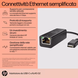 HP Adattatore da USB-C a RJ45 G2 - Vista aggiuntiva 6
