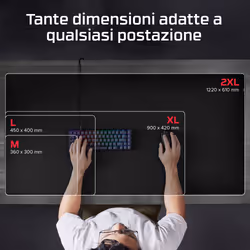 HyperX Pulsefire Mat – Mouse pad per gaming – Tessuto (XL) - Vista aggiuntiva 6
