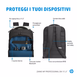 HP Professional 17.3-inch Backpack - Vista aggiuntiva 5