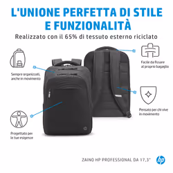 HP Professional 17.3-inch Backpack - Vista aggiuntiva 7