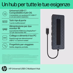 HP Universal USB-C Multiport Hub - Vista aggiuntiva 6