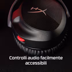 HyperX Cloud Stinger 2 – Cuffie da gaming (nero) - Vista aggiuntiva 4