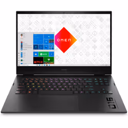 OMEN by HP 16-b0005nl Intel® Core™ i7 i7-11800H Computer portatile 40,9 cm (16.1") Touch screen Quad HD 16 GB DDR4-SDRAM 1 TB SSD NVIDIA GeForce RTX 3070 Max-Q Wi-Fi 6 (802.11ax) Windows 11 Home Nero