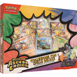 Pokémon Collezione con Spilla Deluxe Compagni d'Avventura dell'espansione Megaevoluzione - Ascesa Eroica - Vista aggiuntiva 2