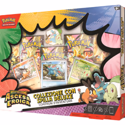 Pokémon Collezione con Spilla Deluxe Compagni d'Avventura dell'espansione Megaevoluzione - Ascesa Eroica - Vista aggiuntiva 3