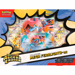Pokémon Collezione Mega Emboar-EX, Mega Feraligatr-EX e Mega Meganium-EX dell'Espansione Megaevoluzione - Ascesa Eroica - Vista aggiuntiva 4