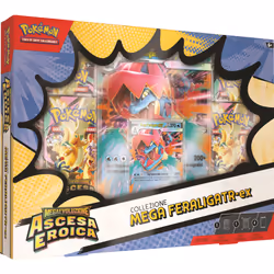 Pokémon Collezione Mega Emboar-EX, Mega Feraligatr-EX e Mega Meganium-EX dell'Espansione Megaevoluzione - Ascesa Eroica - Vista aggiuntiva 8