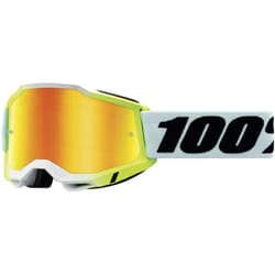 100% Accuri 2 Dunder Occhiali da motocross, nero-bianco, dimensione S per uomo