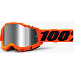 100% Accuri II Chrome Essential Occhiali da motocross, arancione per uomo