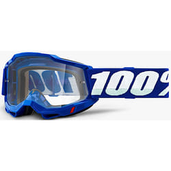 100% Accuri II OTG Essential Occhiali da motocross, bianco-blu per uomo