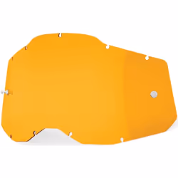 100% Racecraft II/Accuri II/Strata II Lente di ricambio, arancione per uomo