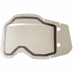 100% Dual Vented Forecast Racecraft II/Accuri II/Strata II Lente Replacemant, grigio per uomo