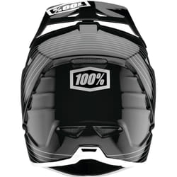 100% Aircraft Composite Silo Casco Downhill, nero-bianco, dimensione M per uomo