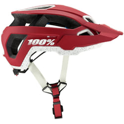 100% Altec Casco da bicicletta, nero-rosso per uomo