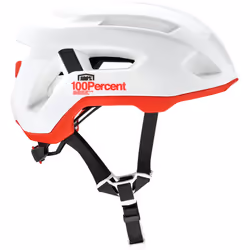 100% Altis Gravel Casco da bicicletta, bianco-arancione per uomo