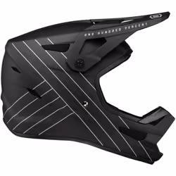 100% Status Casco da downhill giovanile nero, nero, dimensione M