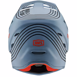 100% Status Stripes Casco Downhill Giovanile, grigio-argento, dimensione S