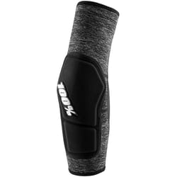 100% Ridecamp Protezioni per gomiti per biciclette, nero-grigio, dimensione S per uomo