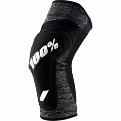 100% Ridecamp Protezioni per ginocchia per biciclette, grigio, dimensione S per uomo