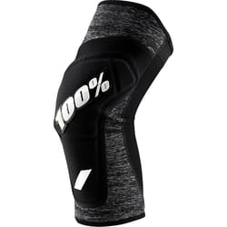 100% Ridecamp Protezioni per ginocchia per biciclette, grigio, dimensione S per uomo