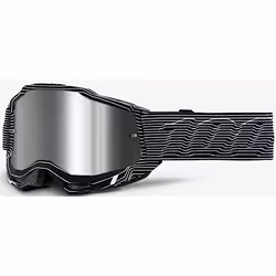 100% Accuri II Silo Occhiali da motocross, grigio per uomo