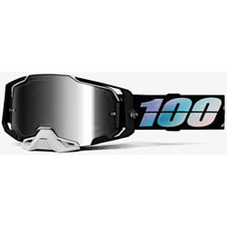 100% Armega Krisp Occhiali da motocross, nero-multicolore per uomo