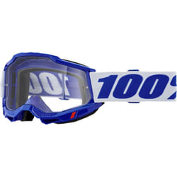 100% Accuri II Essential Occhiali da motocross, bianco-blu per uomo