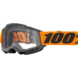 100% Accuri II Essential Occhiali da motocross, nero-arancione per uomo