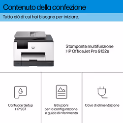 HP OfficeJet Pro Stampante multifunzione 9132e - Vista aggiuntiva 6